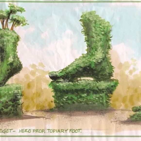 Untitled (Inspector Gadget Topiary Feet)